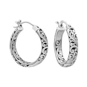 Filigree Hoop Earrings