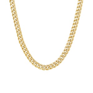 Polished Curb Chain Necklace 22