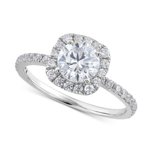 Engagement Ring (1-1/2 ct. t.w.) in 14k White Gold