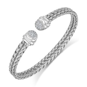 Weave Cuff Bracelet (1/5 ct. t.w.)