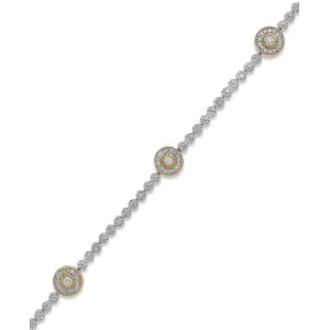 Circle Bracelet in 14k Gold over (1/2 ct. t.w.)