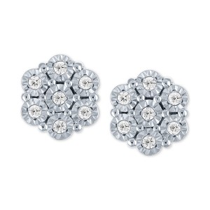 Cluster Stud Earrings (1/10 ct. t.w.)