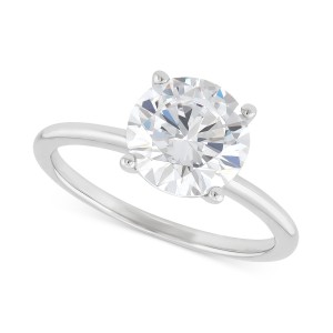 Solitaire Engagement Ring (2-1/2 ct. t.w.) in 14k White Gold or 14k Gold & White Gold