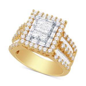 Ring (3 ct. t.w.) in 14k Gold or White Gold