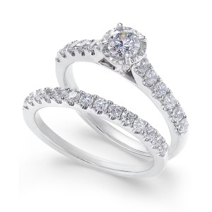 Round Bridal Set (1 ct. t.w.) in 14k White Gold